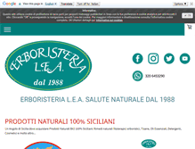 Tablet Screenshot of erboristerialea.org